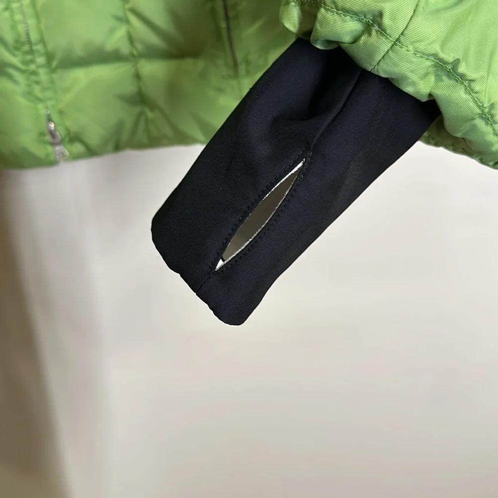Bogner Leslie Goose Down Jacket Lime Green Puffer Womens 6 - Picture 4 of 13